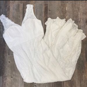 Adrianna Papell Lace Wedding Dress